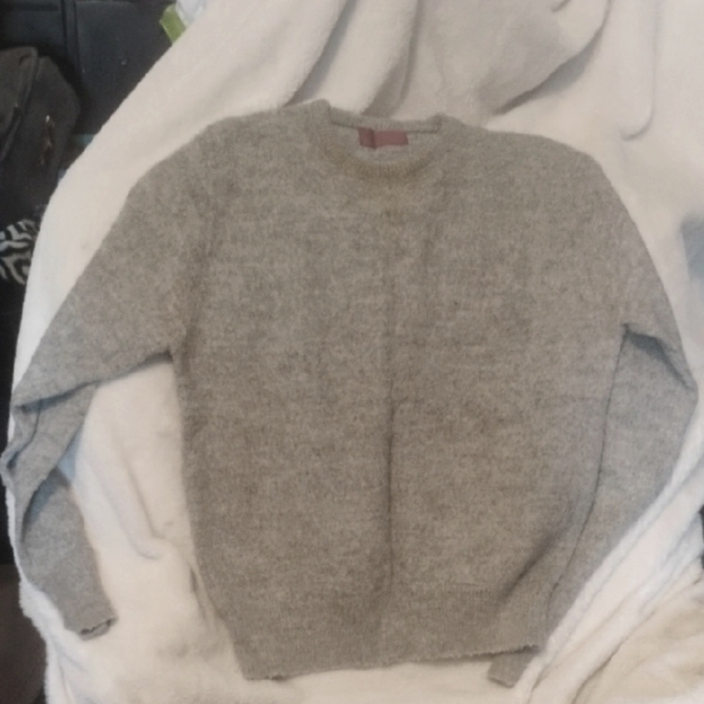 Sears Gray Crewneck Sweater Classic Style
